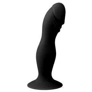 Priliehavé dildo s prísavkou (čierne)