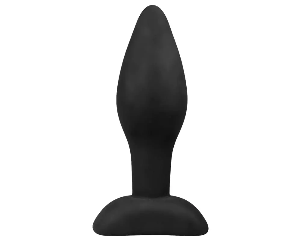 Silikónový análny kolík - malý (čierny) Silikónový análny kolík - malý (čierny)