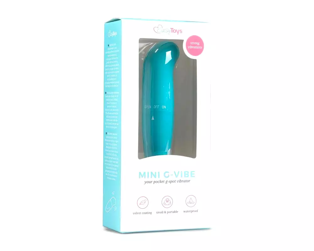 Mini G-Vibe - G-bod vibrátor (modrý) Mini G-Vibe - G-bod vibrátor (modrý)