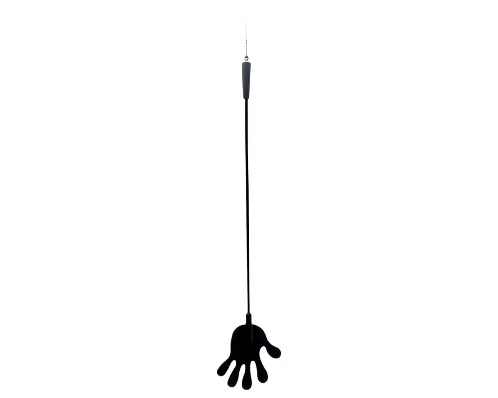 Silikónová jazdecká palička s rukou - 40 cm (čierna) Silikónová jazdecká palička s rukou - 40 cm (čierna)