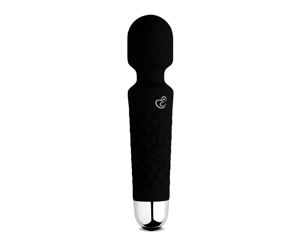 Mini Wand - nabíjateľný masážny vibrátor (čierny) Mini Wand - nabíjateľný masážny vibrátor (čierny)