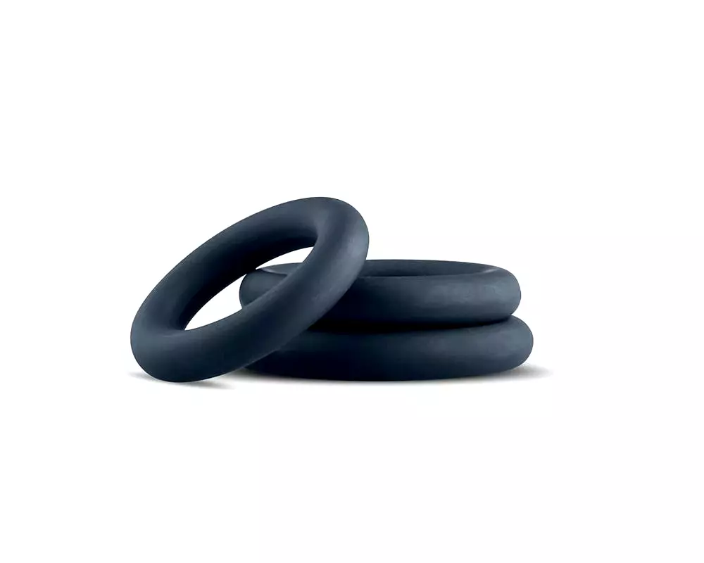 Sada 3 krúžkov na penis (sivé) Sada 3 krúžkov na penis (sivé)