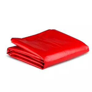 Lakované prestieradlo - 180x230 cm (červené)