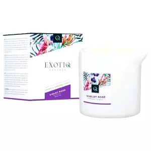 Voňavá masážna sviečka - ruža (200g)