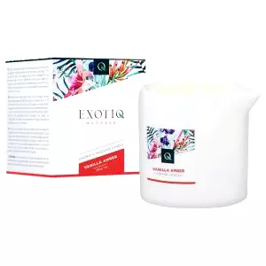 Masážna sviečka - vanilka a ambra (200g)