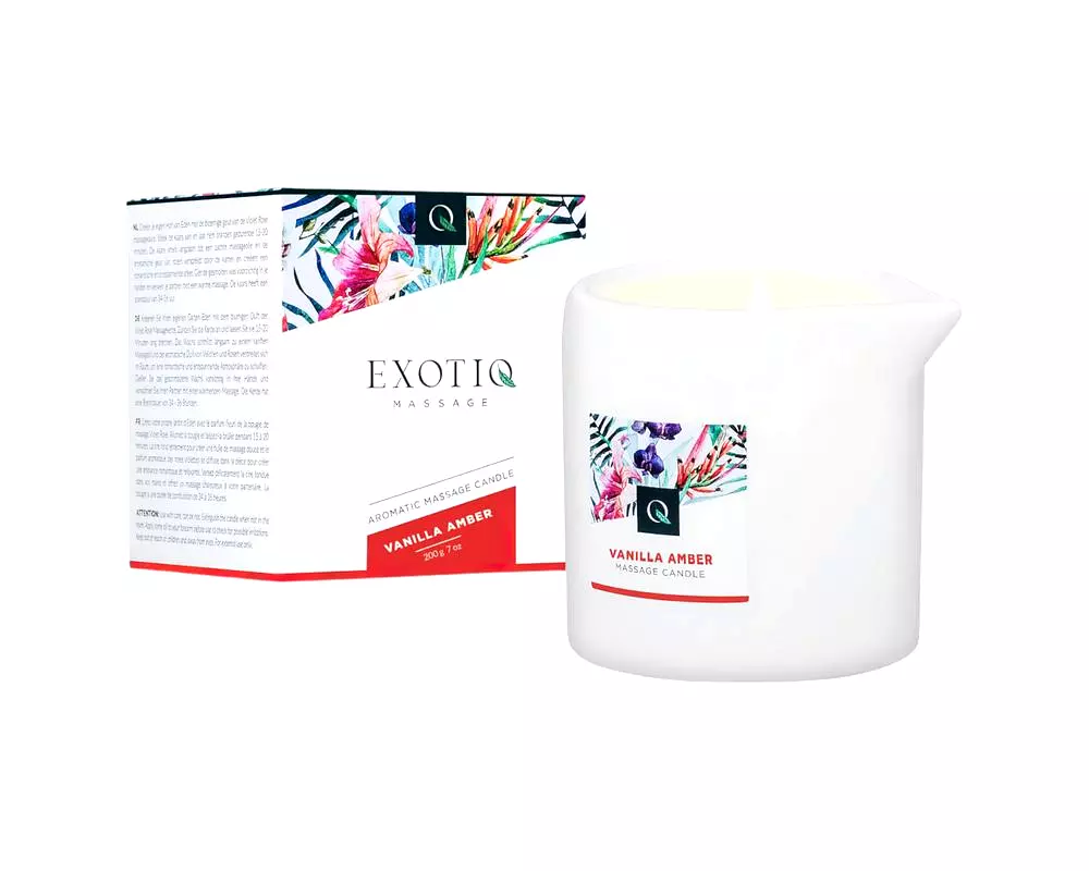 Masážna sviečka - vanilka a ambra (200g) Masážna sviečka - vanilka a ambra (200g)