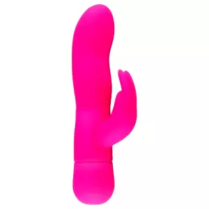 Mad Rabbit - vibrátor s uškami a stimulátorom klitorisu (ružový)