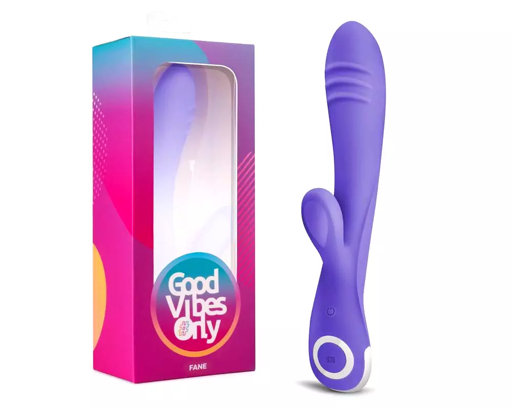 Fialový králičí vibrátor s dráždičom - Len dobré vibrácie! Fialový králičí vibrátor s dráždičom - Len dobré vibrácie!