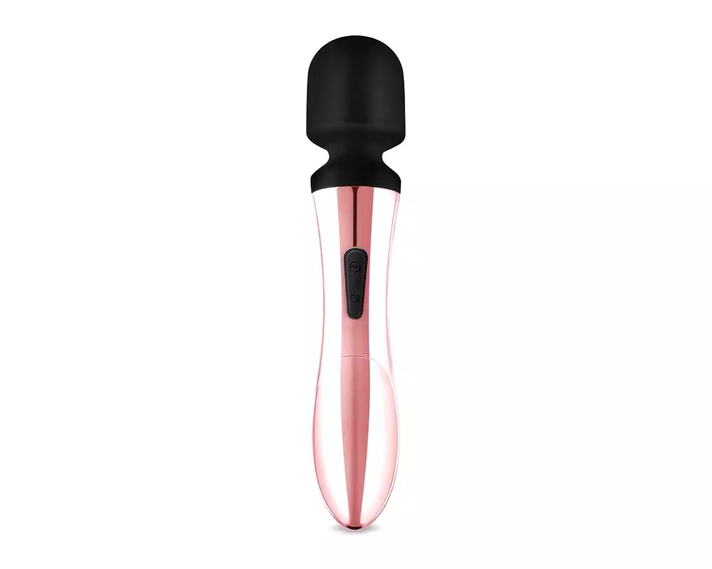Wand Curve - nabíjací masážny vibrátor (ružovo-zlatý) Wand Curve - nabíjací masážny vibrátor (ružovo-zlatý)