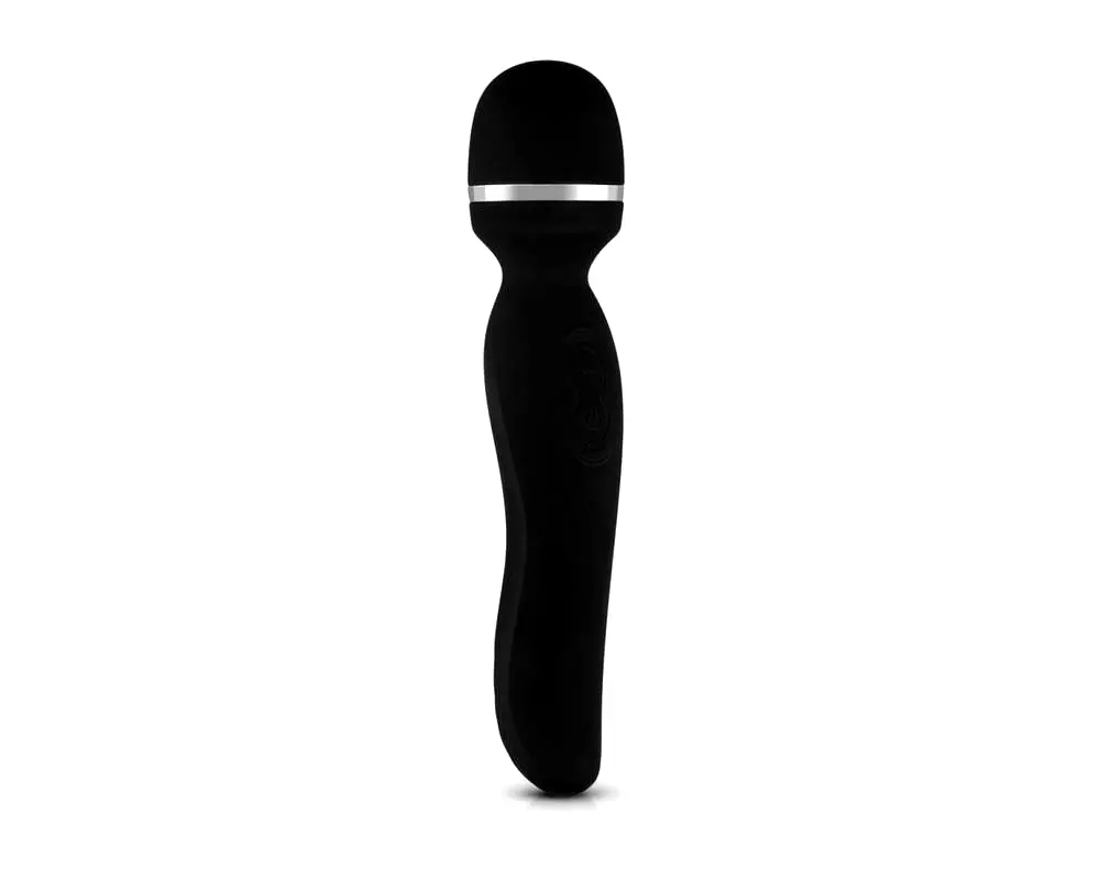 No.4 Čierna nabíjacia masážna tyč s vibráciou No.4 Čierna nabíjacia masážna tyč s vibráciou