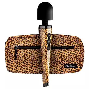 Shaka - akumulátorový masážny vibrátor (leopard-čierny)