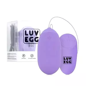 XL - nabíjacie vibračné vajíčko s rádiom (fialové)