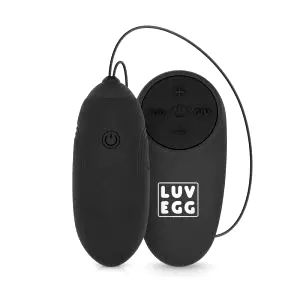 Nabíjacie vibračné vajíčko s rádiom (čierne)