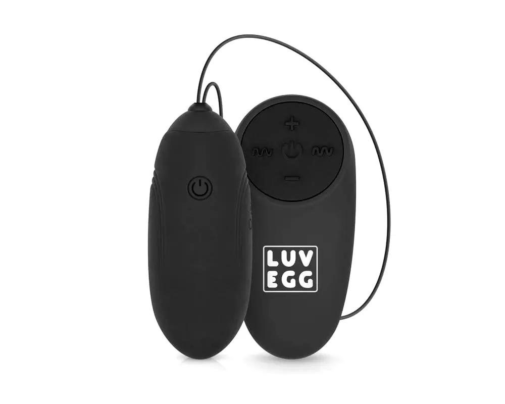 Nabíjacie vibračné vajíčko s rádiom (čierne) Nabíjacie vibračné vajíčko s rádiom (čierne)