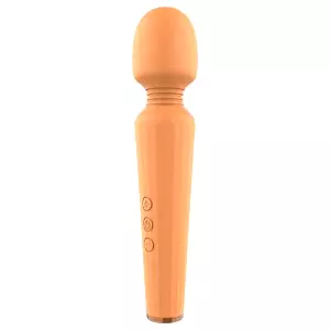 Nabíjací masážny vibrátor (oranžový)