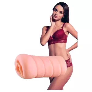 Dievča odvedľa Megan - realistická umelá vagína (prírodná)