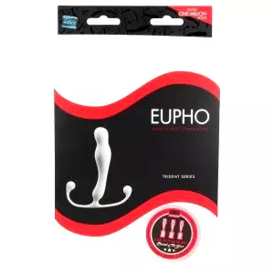 Eupho Trident - biely dildo na prostatu