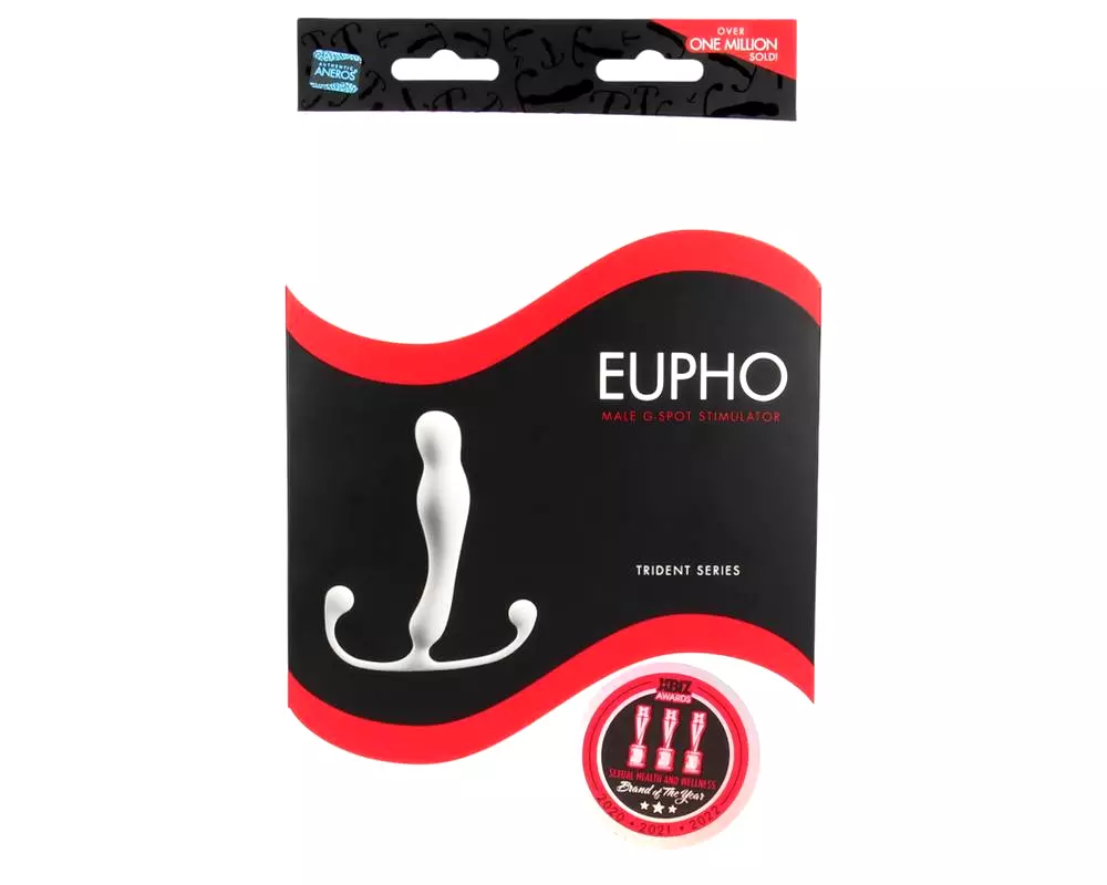 Eupho Trident - biely dildo na prostatu Eupho Trident - biely dildo na prostatu