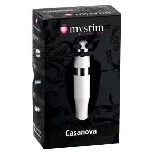 Casanova - elektro tyčový dildo (biela)