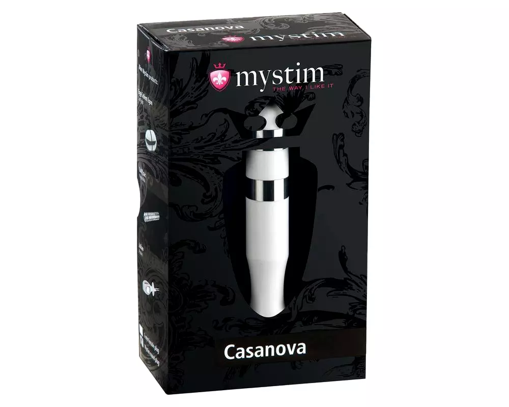 Casanova - elektro tyčový dildo (biela) Casanova - elektro tyčový dildo (biela)