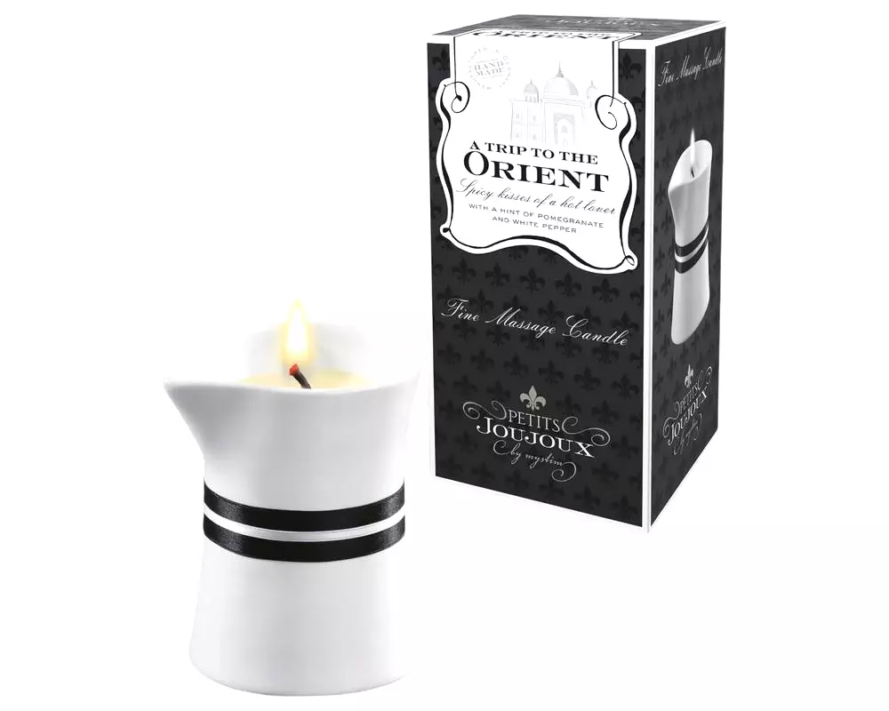 Orient - masážna sviečka 120ml - granát a biely pepř Orient - masážna sviečka 120ml - granát a biely pepř