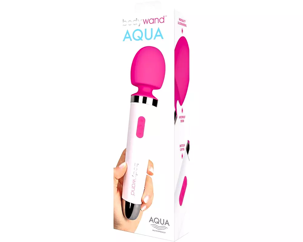 Aqua - vodoodolná masážna vibrácia (biela-ružová) Aqua - vodoodolná masážna vibrácia (biela-ružová)