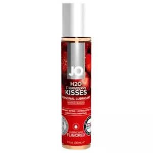 JO H2O jahodový bozk - lubrikant na vodnej báze (30 ml)