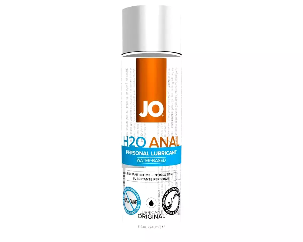 JO H2O Anál Original - 240ml análneho lubrikantu na báze vody JO H2O Anál Original - 240ml análneho lubrikantu na báze vody