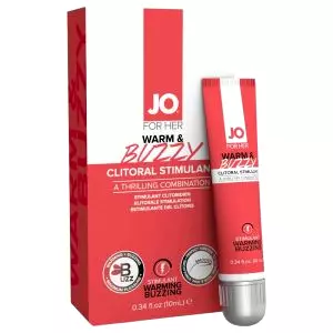 JO WARM & BUZZY - stimulujúci gél pre ženy (10ml)