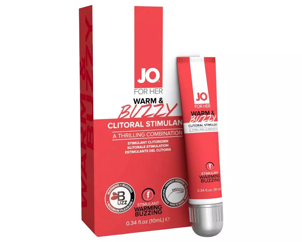 JO WARM & BUZZY - stimulujúci gél pre ženy (10ml) JO WARM & BUZZY - stimulujúci gél pre ženy (10ml)