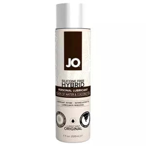 JO Hybrid - zmiešaný lubrikant - kokos (120 ml)