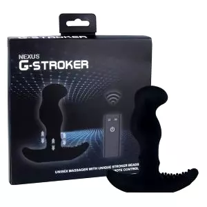 G-stroker - diaľkovo ovládaný stimulátor prostaty (čierny)