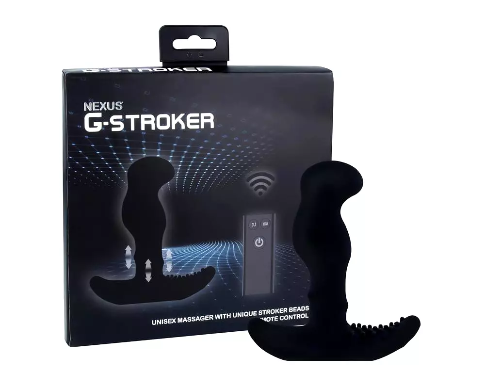 G-stroker - diaľkovo ovládaný stimulátor prostaty (čierny) G-stroker - diaľkovo ovládaný stimulátor prostaty (čierny)