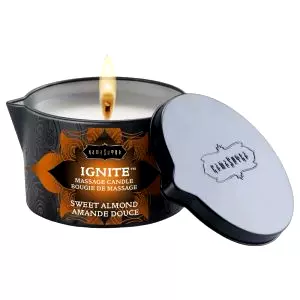Vegán masážna sviečka - sladká mandľa (170g)