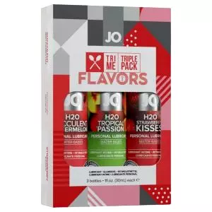 JO System Flavors - sada aromatických lubrikantov (3x30ml)