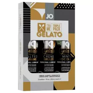 JO System Gelato - set ochutených lubrikantov (3x30ml)
