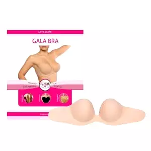 Gala D - skrytá Push-up podprsenka (nude)