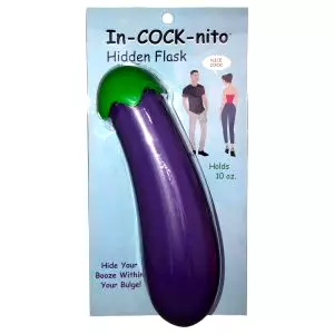 In-cock-nito - baklažánová fľaša (fialová)