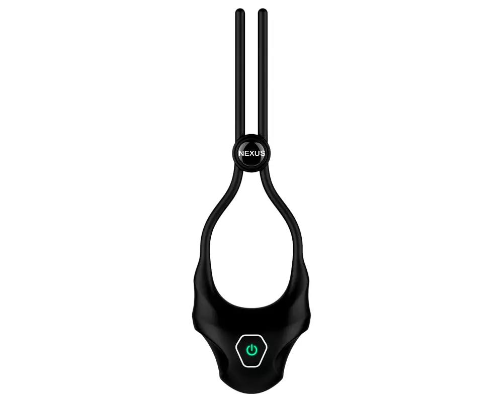 Forge - nastaviteľný vibračný krúžok na penis (čierny) Forge - nastaviteľný vibračný krúžok na penis (čierny)