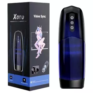 Xone - inteligentný masturbátor (modrý)