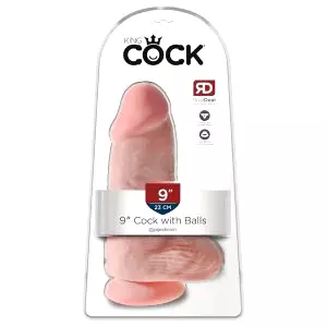 Král Cock 9 Chubby - prísavkový