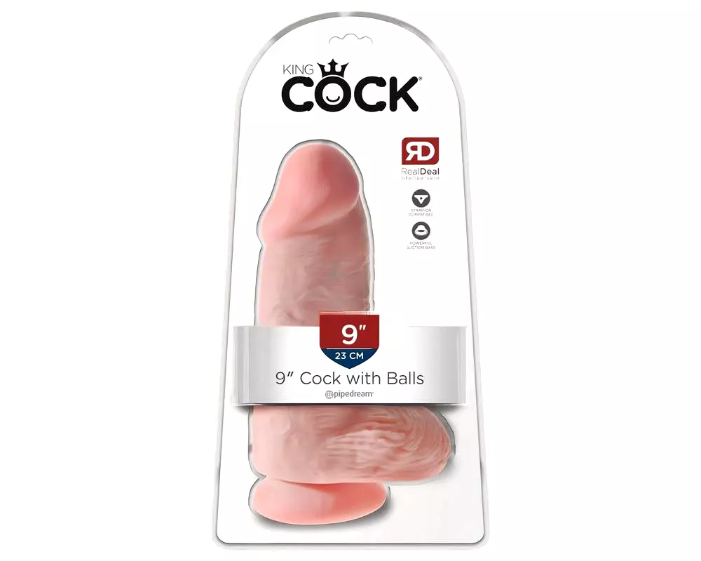 Král Cock 9 Chubby - prísavkový Král Cock 9 Chubby - prísavkový