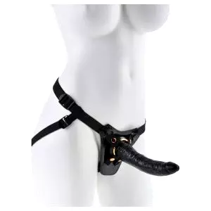 Fetish Fantasy - čierny popruh pre pripínacie pomôcky