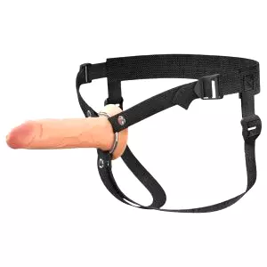 X-TENSION Elite - dutý pripínací dildo (prírodný)