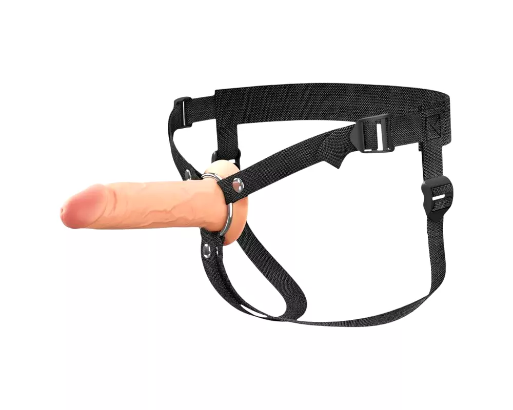 X-TENSION Elite - dutý pripínací dildo (prírodný) X-TENSION Elite - dutý pripínací dildo (prírodný)