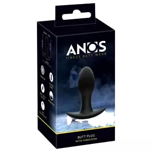Akumulát. vodotesný análny vibrátor (čierny)