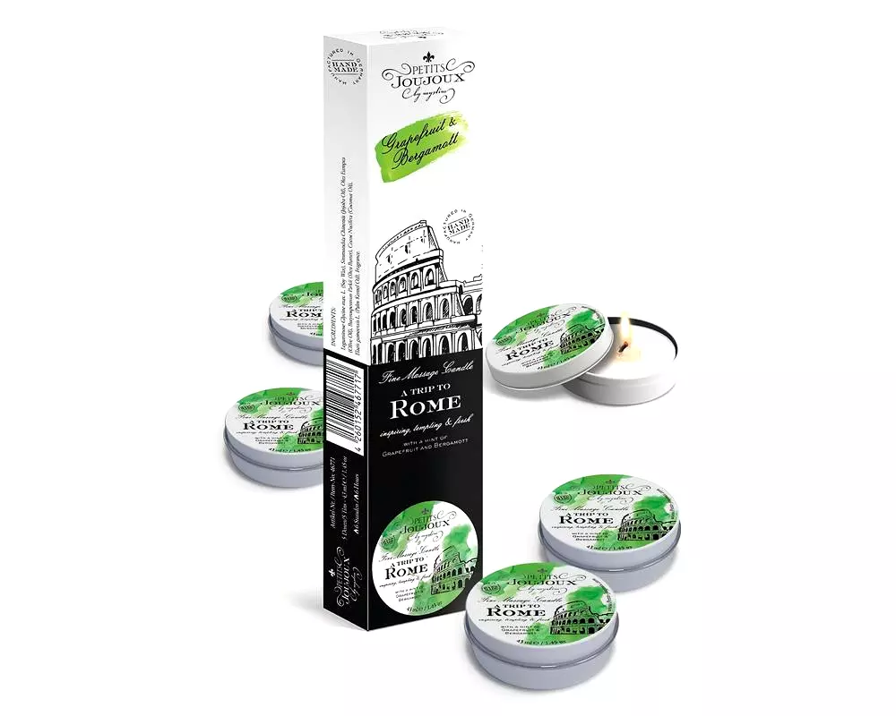 Rome sviečka - grapefruit-bergamot 5x43ml Rome sviečka - grapefruit-bergamot 5x43ml