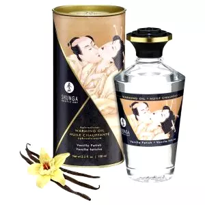 Zahrievací masážny olej - Vanilka (100 ml)