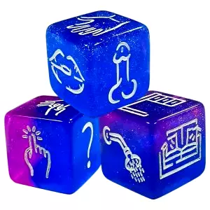 Súprava kociek na sex (3ks)