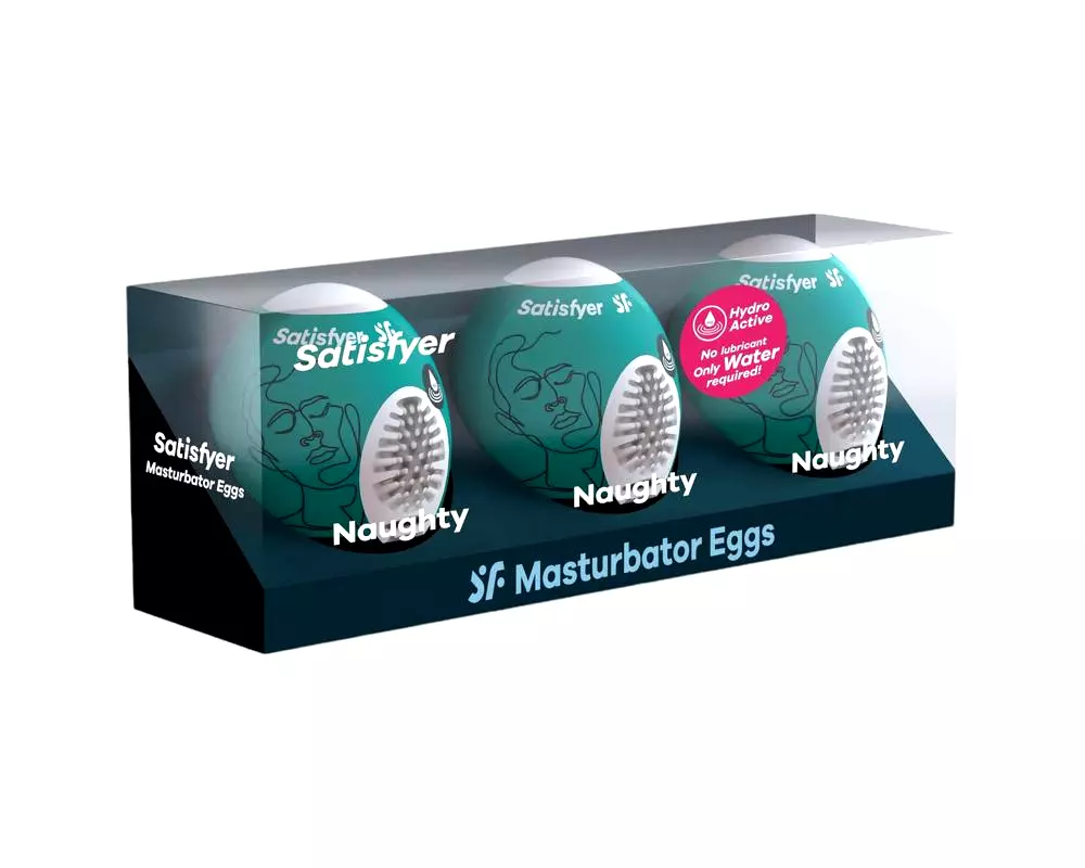 Egg Naughty - súprava masturbátorov vajec (3 ks) Egg Naughty - súprava masturbátorov vajec (3 ks)